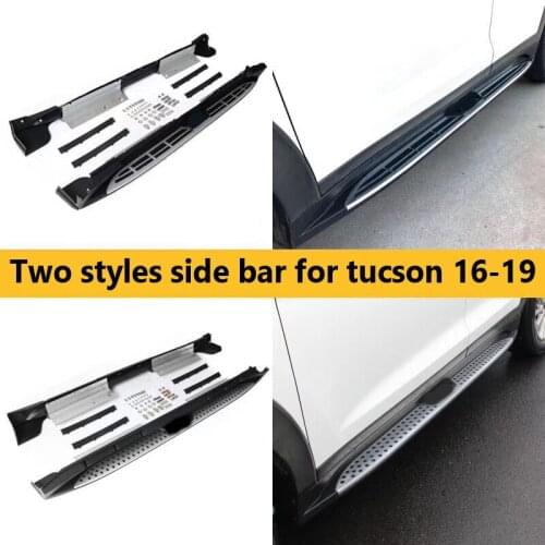 Running Board Side Step Nerf Bar For Hyundai All New Tucson 2015 2016 2017 2018 2019 New Designed Aluminium Alloy Car Styling