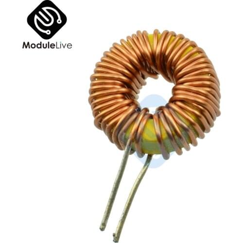 10Pcs 100UH Toroid Core Inductors Wire Wind Wound for DIY mah--100uH 6A Coil Inductance