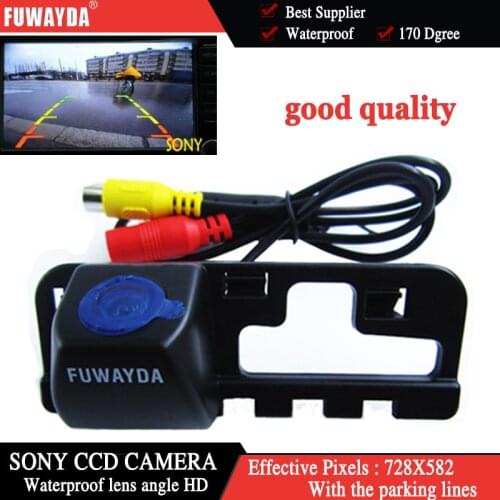 FUWAYDA HD CCD car Rear view CAR camera Reverse Camera auto Night Vision waterproof Car for Honda CIVIC 2006 2007 2008 2009