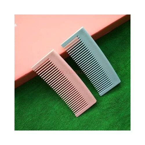 Pocket Portable Medium Teeth Are Not Easy To Break Candy Color Small Thick Hair Straight Hair Womens Plastic Comb Sale
