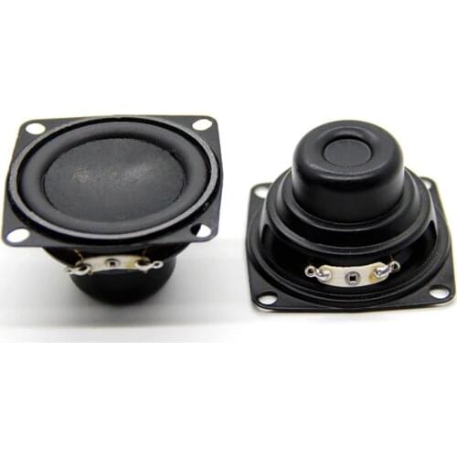 2PCS 2 Inch 4Ohm 10W Subwoofer Multimedia W Fixed Hole Home Audio Sound Speaker DIY 53mm Deep Bass Magnetic Loudspeaker