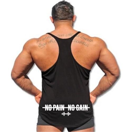 Gym Brand Sports Singlets Clothing Bodybuilding Tank Tops Men Fitness Training Sleeveless Shirt Cotton Muscle Running Undershirt