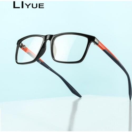 Fashion mens eyeglasses frames Optical Glasses Frame for Men Myopia Prescription eye glasses TR90 full eyewear Retro Spectacles