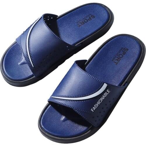 Men Slipper for Home Platform Beach Slippers Man PVC Non-slip Bath Slippers Outdoors Mens Summer Shoes Unisex Indoor Slippers
