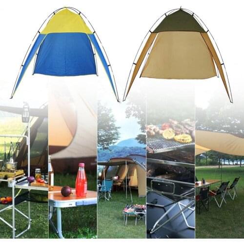 1 Set Outdoor Shelter Sunshade Tent Lightweight Camping Survival Sun Mat Shelter Beach Large Portable Waterproof Awning