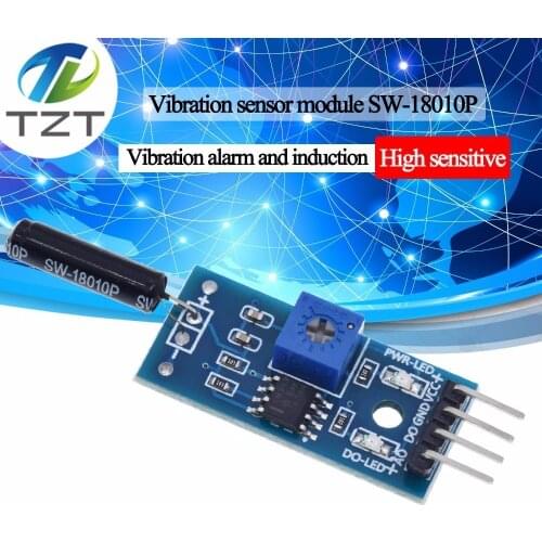 Normally open shock sensor module for arduino vibration sensor module alarm module