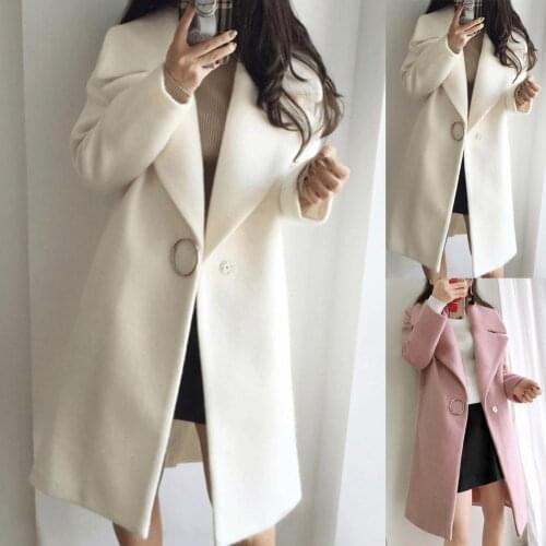 New Fashion 2019 Casual Simple Classic Long Trench coat Chic trench coat long coat