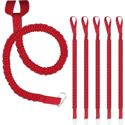 New-6 Pieces Kayak Paddle Leash Adjustable Kayak Coiled Rod Leash Lanyard,Kayak Accessories