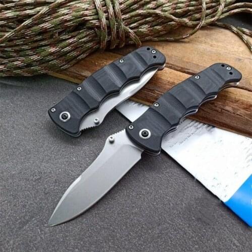 Butterfly In Knife BM484 484S-1 D2 Blade G10 Handle Hunting Folding Pocket Knife Camping Hiking Survival Knife Xmas Gift