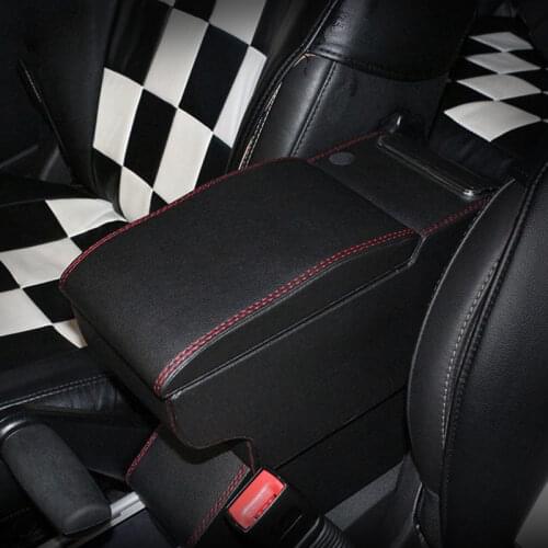Car Center Console Armrest Box Container Leather Storage Content Box For MINI Coorper One d JCW F55 F56 R55 R56 R60 Accessories