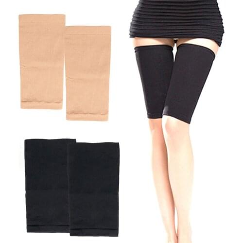 Thigh Warmer Invisible Women Thigh Socks Set Anti-Friction Thigh Belt Leg Support Compression Bandage Sport Protector