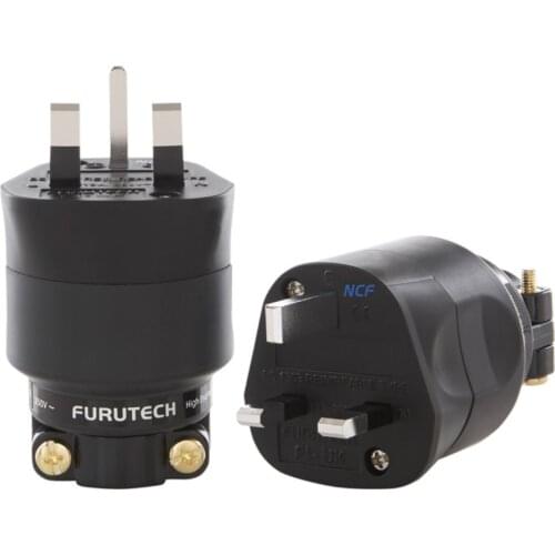 HIFI Furutech 13A UK mains plug FI-UK 1363(G) gold plated / FI-UK 1363 (R ) NCF Rhodium plated Top end MATIHUR Japan No box