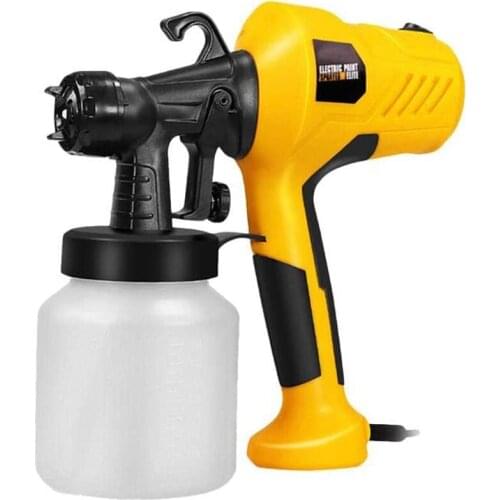 SHGO HOT-Universal Sprayer Wall and Ceiling/Wood and Metal Paint Electric Paint Sprayer Handheld System Fence Sprayer EU Plug