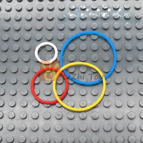 Technology MOC Rubber RingBelt Round Cross Section x71 x89 x90 3.9cm Building Blocks Brick Compatible with Assembly Particles