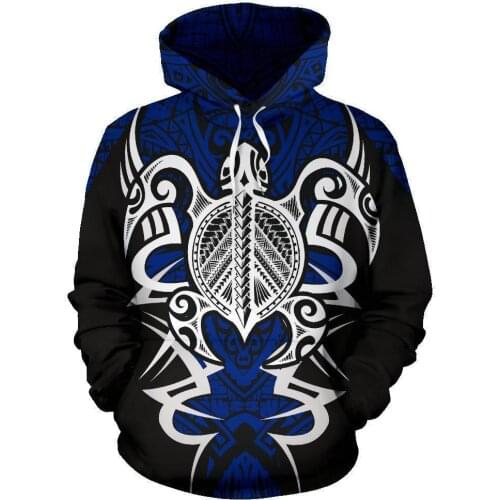 Hawaii 3D Printing Hoodies Hawaii Turtle Tribal Hoodie Armor Men Women New Fashion Autumn Hooded Unisex Pullover Culture Style