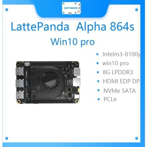 LattePanda Alpha 864s Win 10 pro activated Tiny Ultimate Windows / Linux Device