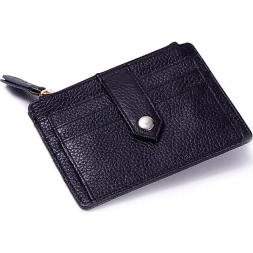 Women Leather Coin Purse Fashion Wallet Female Card Holder Lightweight Mini Simple FA$1 Women bag