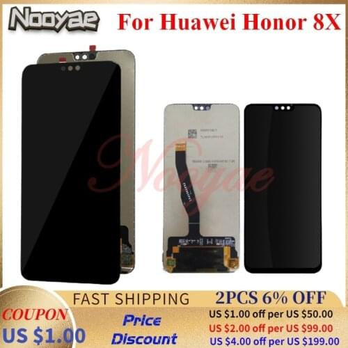 Tested LCD Module For Huawei Honor 8X Touch Screen Digitizer Sensor With Display Screen Full Assembly