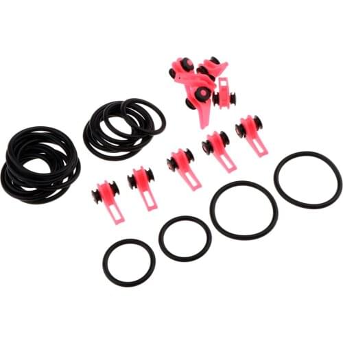 10 Pieces Fishing Pole Bait Hook Keeper Lures Baits Guarding with Rubber Rings Fishing Accessories