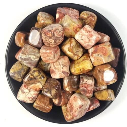 100g Natural Cube Red Longan Stone Chips Tumbled Stone Healing Quartz Crystals Natural Stones and Minerals