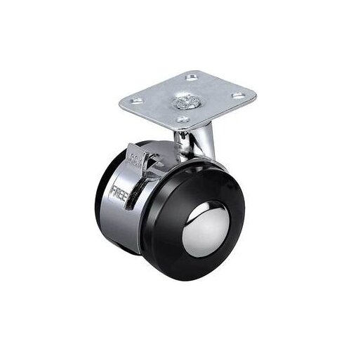 2" Universal wheel with brake alloy Swivel Castor for cabinet table baby crib office cart wheel Furniture leg leveling system