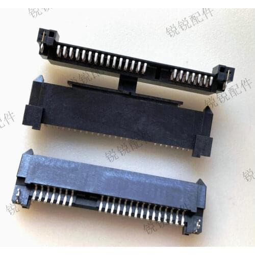 5pcs) SATA 7p 15p female base sink type notebook hard disk interface, direct plug of SATA interface socket
