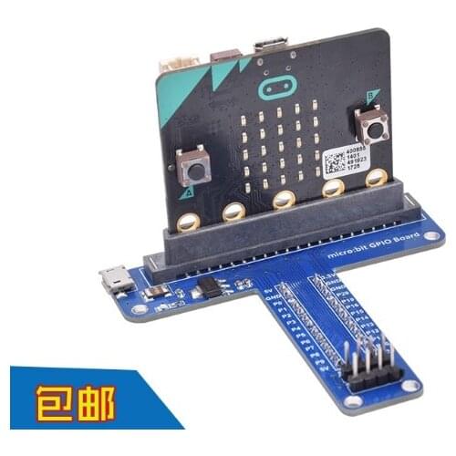 BBC Micro: bit GPIO Expansion Board STEM Programming for Kids Electronic Gifts DIY Kit 5V and 3.3V output, T type for breadboard