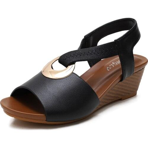 Summer Platform Sandals 2021 Fashion Women Round Sequins Wedge Sandals Ladies Luxury Mid Peep Toe Sandals Wedge Party Shoes Hot