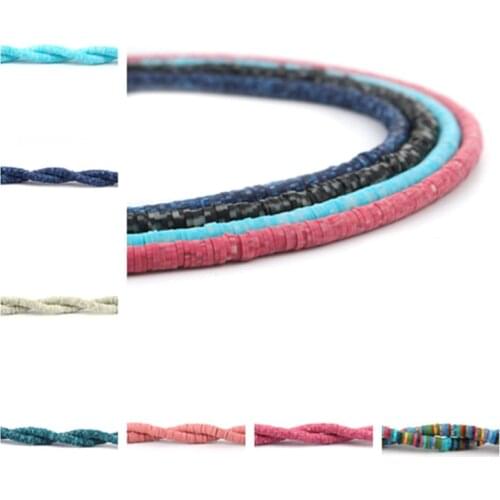 DoreenBeads Polymer Clay Katsuki Beads Round Gray 5mm Dia, Hole: Approx 1.8mm, 40cm long, 3 Strands (Approx 380 PCs/Strands)