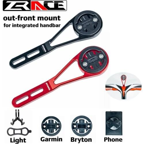 ZRACE Bike Computer Holder for Bryton Gopro GARMIN Speedometer Mount CNC Bike Stopwatch Integrated Handlebar Out Front Holder
