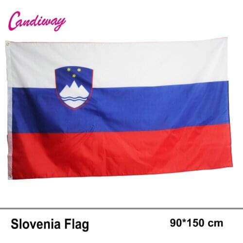 Slovenia/Slovenian Country Flag 3*5FT/90*150cm Hanging Office/Activity/parade/Festival/Home Decoration New fashion