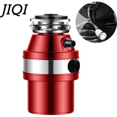 JIQI Food Waste Disposer 370W Food Residue Garbage Processor Sewer Rubbish Disposal Crusher Grinder Kitchen Sink Appliance