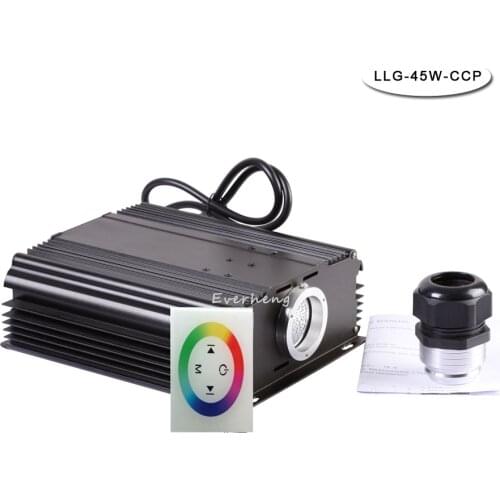 Twinkle star fiber optic lights LED light engine driver with RF color touch panel remote controller