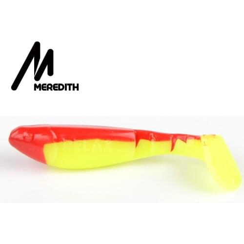 MEREDITH 2.76inch 3D Predator Bait with Paddle Tail for Any Fishing Rig Big Game SwimBaits for Bass Fishing Free shipping