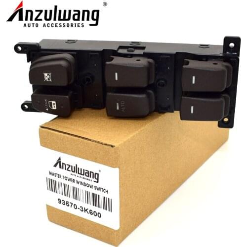ANZULWANG Power Window Switch Front Left Fits 08-10 Hyundai Sonata 93570-3K600 935703K600