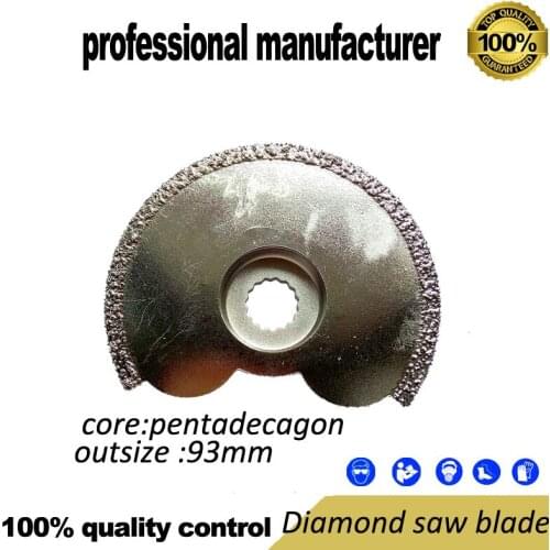 Pentadecagon blade saw for oscillating tool for soft metal cutting and wood pvc pipe cutting tile cement grout at good price