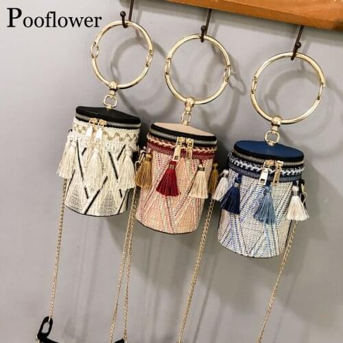 Pooflower Women's Woven Bags