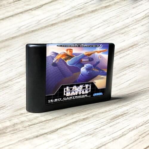 Last Battle - EUR Label Flashkit MD Electroless Gold PCB Card for Sega Genesis Megadrive Video Game Console