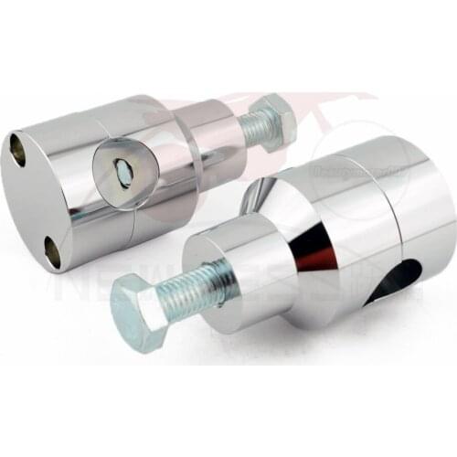 Universal Motorcycle 25mm 1" 22mm 7/8" Handlebar Risers Clamp For Harley Sportster XL 883 Iron 1200 Suzuki Yamaha Honda