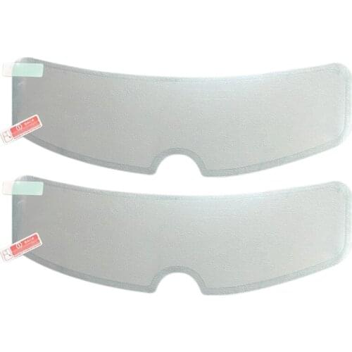 1 Set Universal Motorcycle Helmet Anti-Rain Anti-Fog Film Electric Car Half-Helmet Anti-Fog Lens Patch Accessories