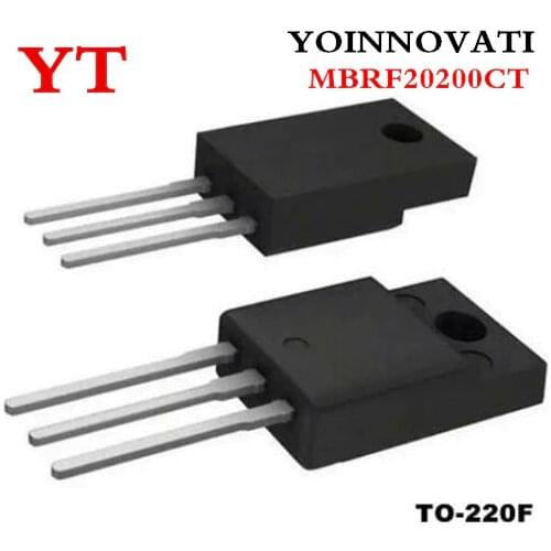 10pcs/lot MBRF20200CT MBRF20200 TO-220F IC Best quality