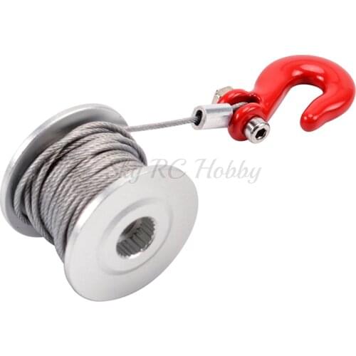 25T Steering Gear Servo Winch Wheel Drum for 1/10 RC Crawler Car Traxxas TRX4 Axial SCX10 90046 D90 D110 Tamiya MST