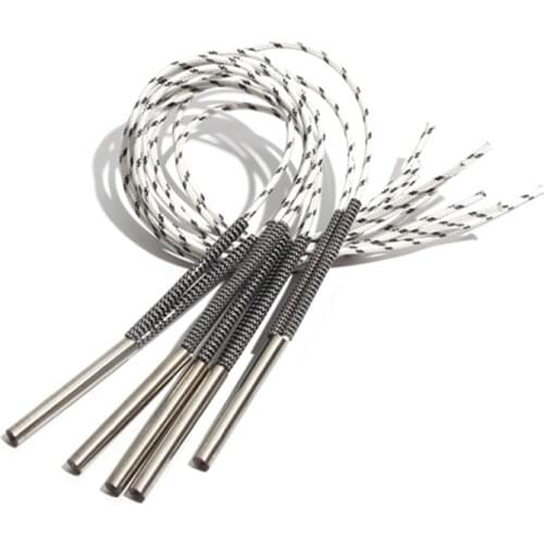 5PCS 6mm 98~115mm 316SUS Cartridge Heater 110V/220V/380V Single Head Heating Tube 240W/250W/260W/270W/280W Resistance Element