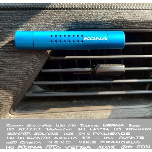Car Aromatherapy FOR Hyundai ix35 ix20 i40 i30 i20 AZERA Accent Creta xcent Car Air Freshener Outlet Aromatherapy Clip Sticks
