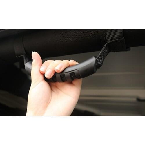 Car Handle Bar Frame Modified Grab Grip Roof Door Pull Rope Anti-slip for Jeep Wrangler 1987-2019 YJ TJ LJ JK JL