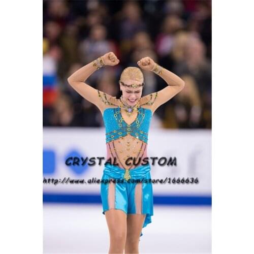 Custom Girls Figure Skating Dresses Graceful New Brand Ice Skating Dresses For Competition DR4366