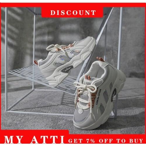 Girls Chunky Shoes Bold Mixed Color Orange And Grey Bling Element With High Heel Sneakers Mesh Fabric Toe Cap Platform