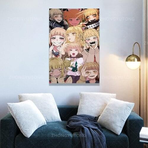 My Hero Academia MHA Toga Himiko Anime Poster Decorative Painting Canvas Wall Art Living Room Decor Posters Bedroom