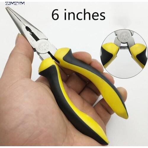 New high quality 6 inches Electronic Pliers Diagonal Side Cutting Pliers Cable Wire Cutter Repair Pry for cutting Wire