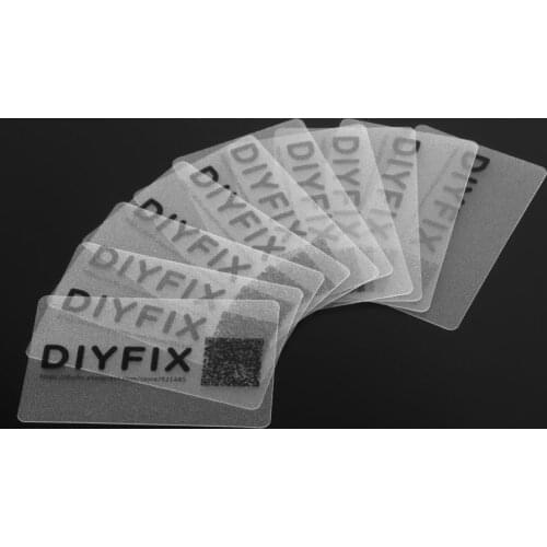DIYFIX 10pcs Plastic Card for Android iOS Mobile Phone Pry Opening Scraper for iPad Tablets PC Teardown Repair Tool